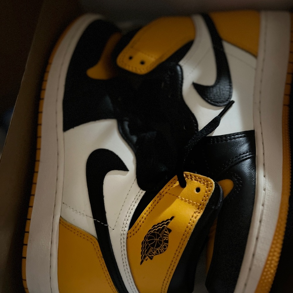 Black, Yellow & white (TAXI) Jordan 1s NWT&BOX